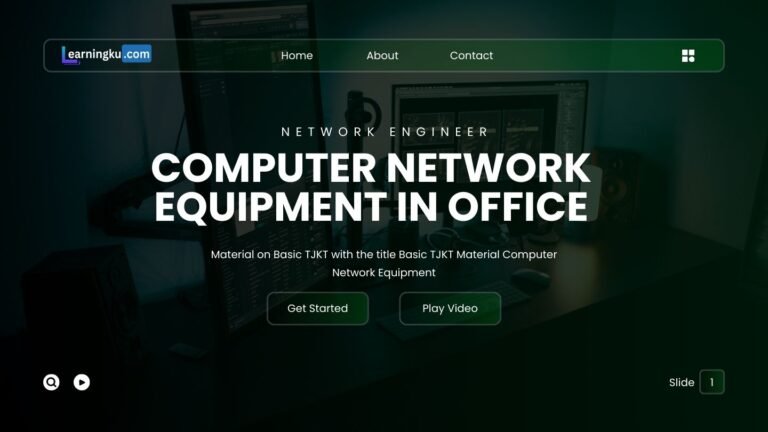 Computer Network Equipment in Office