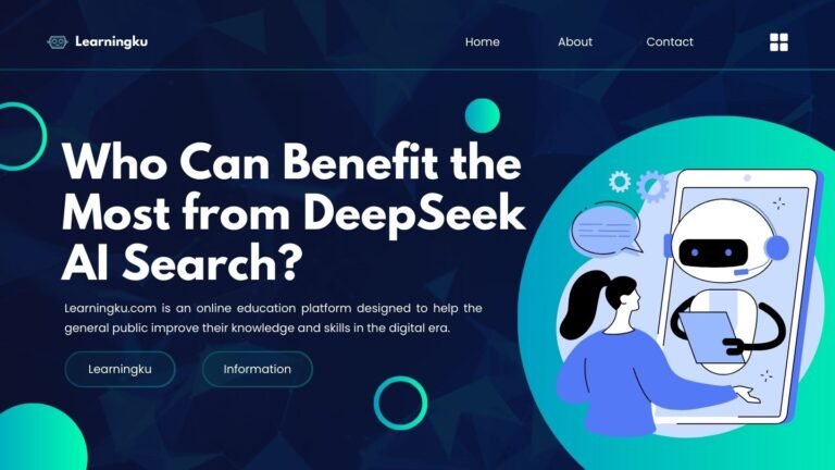 Who Can Benefit the Most from DeepSeek AI Search?